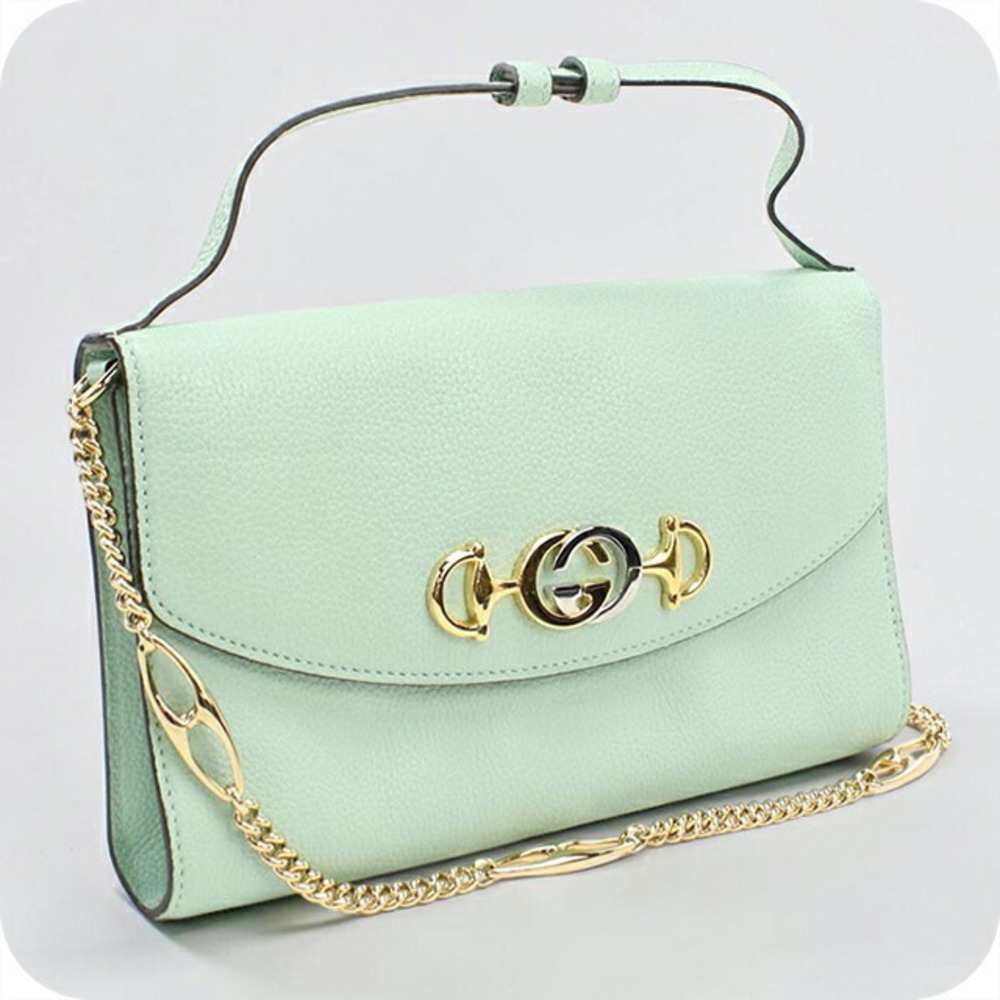 Gucci handbag Zumi leather bag green